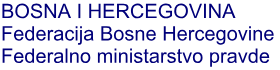 Federalno Ministarstvo Pravde